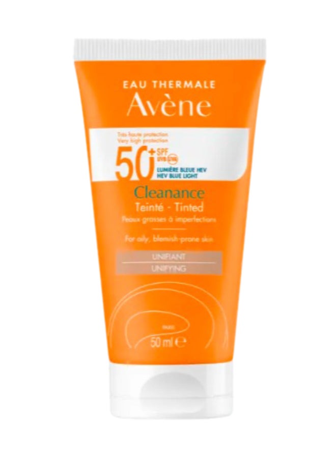 Avene Cleanance Tinted Sun Cream SPF 50+ 50ml - Image 1