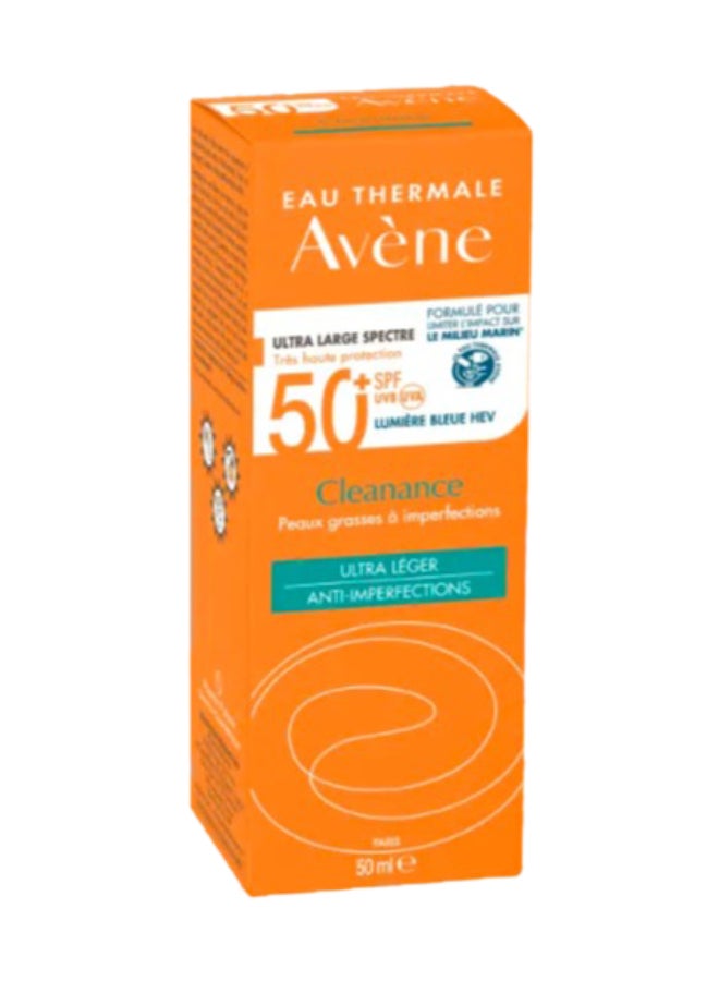 Avene Cleanance Sun Cream SPF 50+ 50ml - Image 1