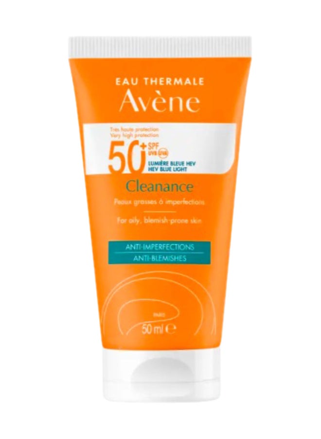 Avene Cleanance Sun Cream SPF 50+ 50ml - Image 2