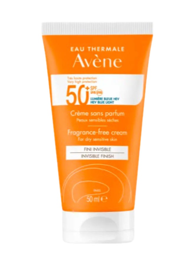Avene Very High Protection Fragrance-Free Cream SPF50+ 50ml - Image 2
