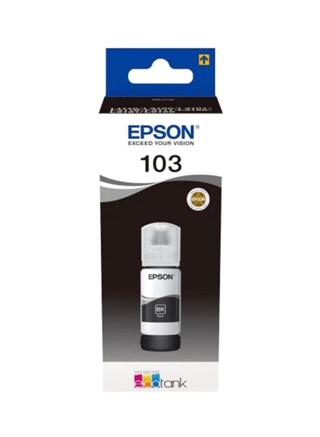 إبسون 103 Ecotank Ink Bottle Black - Image 2