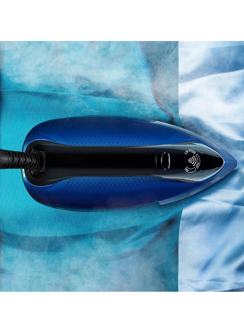 Digital Steam Generator Iron, 1.8L Water Tank, 7.2 Bar Pressure, Anti Drip, Anti Calcium System, Digital Display, Vertical Steam 1.8 L 2800 W SGA8328B ‎Blue