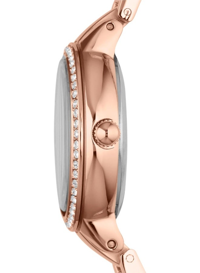 FOSSIL - Women's Analog Round Shape Stainless Steel Wrist Watch ES3284 - 30 Mm - Image 1