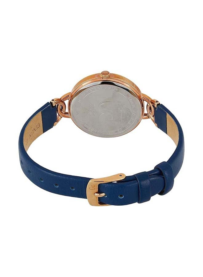 Gc - Women's Analog Round Shape Leather Wrist Watch Y49003L7MF-34Mm - Image 1