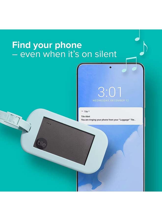 تايل جهاز البحث عن العناصر النحيف 2022 بتقنية البلوتوث، حزمة واحدة، نطاق العثور على 60 مترًا، يعمل مع Alexa وGoogle Home، متوافق مع iOS وAndroid، ابحث عن مفاتيحك ومحافظك ومحافظك والمزيد - Image 5