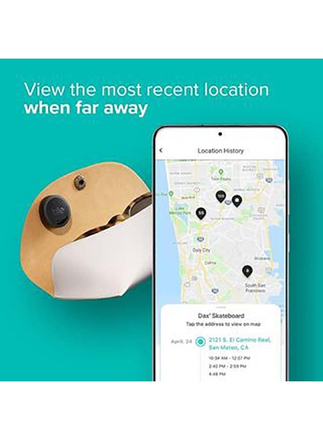 تايل ملصق 2022 مكتشف عناصر بلوتوث، عبوتان، نطاق العثور على 45 مترًا، يعمل مع Alexa وGoogle Home، متوافق مع iOS وAndroid، ابحث عن مفاتيحك وأجهزة التحكم عن بعد والمزيد - Image 4