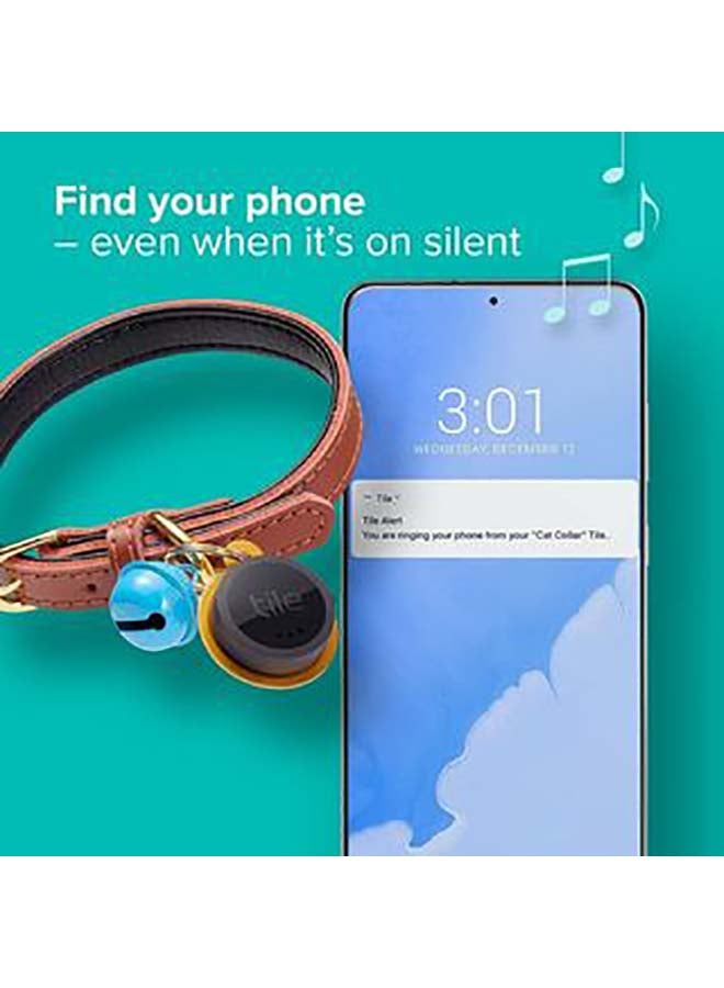 تايل ملصق 2022 مكتشف عناصر بلوتوث، عبوتان، نطاق العثور على 45 مترًا، يعمل مع Alexa وGoogle Home، متوافق مع iOS وAndroid، ابحث عن مفاتيحك وأجهزة التحكم عن بعد والمزيد - Image 5