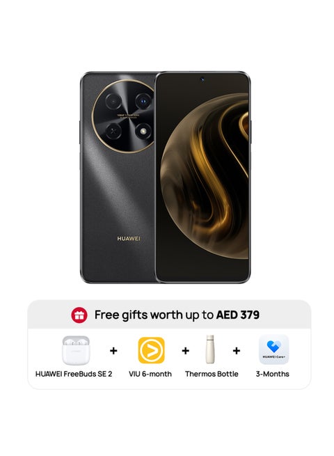 Nova 12i Dual SIM Black 8GB RAM 256GB 4G LTE With FBSE2 + 6 Months VIU + Thermos Bottle + 3 Months Huawei Care+ Worth AED 379 - Middle East Version