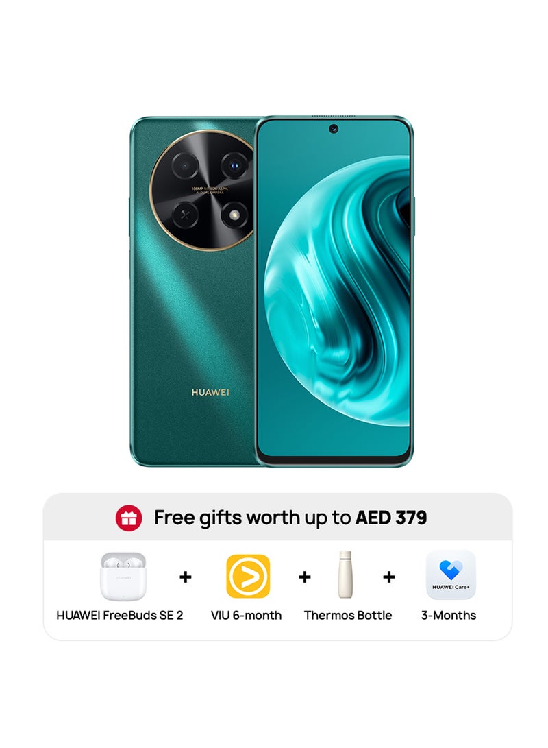 HUAWEI - Nova 12i Dual SIM Green 8GB RAM 256GB 4G LTE With FBSE2 + 6 Months VIU + Thermos Bottle + 3 Months Huawei Care+ Worth AED 379 - Middle East Version - Image 1