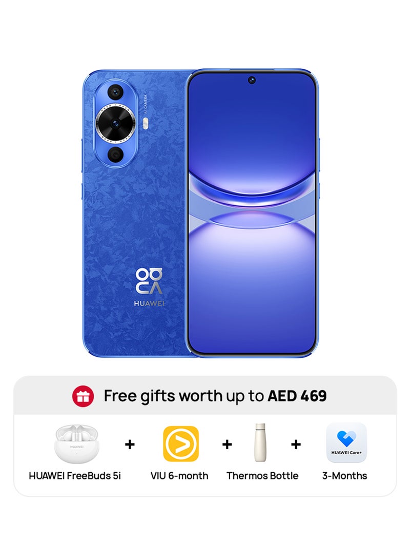 Nova 12S Dual SIM Blue 8GB RAM 256GB 4G LTE With FB5i + 6 Months VIU + Thermos Bottle  + 3 Months Huawei Care+ Worth AED 469 - Middle East Version