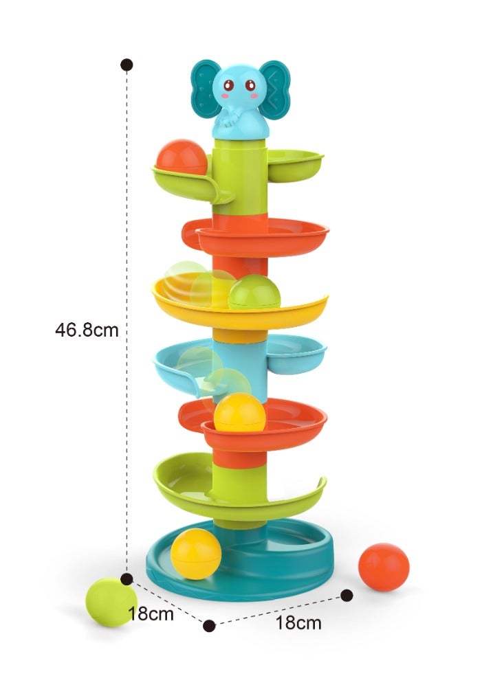 هوانجر Huanger - Baby Toys Rolling Ball for 3+ Years - Elephant  - Image 2