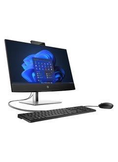 Lenovo HP Pro 440 G9 All-in-One PC With 23.8-inch Full HD Touch Screen IPS, Core i3-12100T Processor/8GB RAM DDR4/256GB SSD/Windows 11 Pro/Intel UHD 730 Graphics With keyboard And Mouse & Adjustable Stand English/Arabic English/Arabic Black  - Image 2