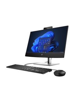 Lenovo HP Pro 440 G9 All-in-One PC With 23.8-inch Full HD Touch Screen IPS, Core i3-12100T Processor/8GB RAM DDR4/256GB SSD/Windows 11 Pro/Intel UHD 730 Graphics With keyboard And Mouse & Adjustable Stand English/Arabic English/Arabic Black  - Image 3