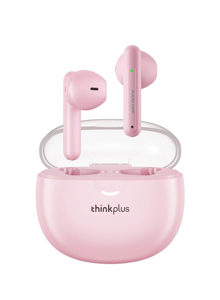 Lenovo LP1 Pro TWS Earphone Wireless Bluetooth 5.3 HiFi Stereo Bass Headphone Gaming Headset Sport Earbuds Pink - Image 1