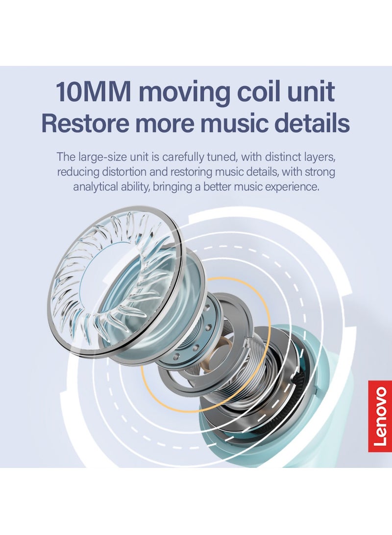 Lenovo LP1 Pro TWS Earphone Wireless Bluetooth 5.3 HiFi Stereo Bass Headphone Gaming Headset Sport Earbuds Pink - Image 2