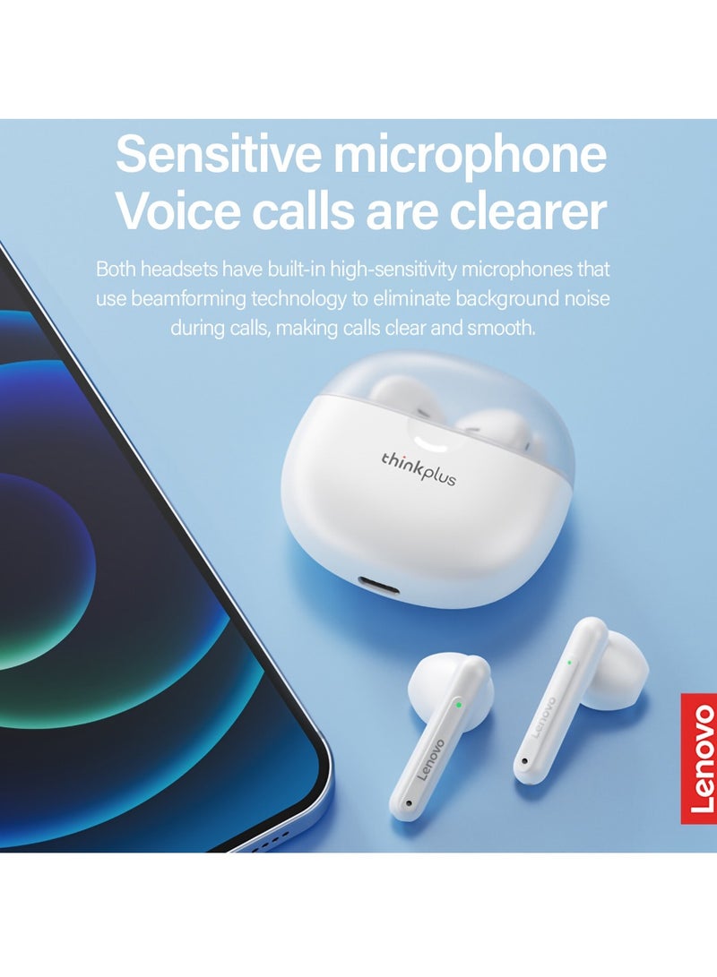 Lenovo LP1 Pro TWS Earphone Wireless Bluetooth 5.3 HiFi Stereo Bass Headphone Gaming Headset Sport Earbuds Blue - Image 5