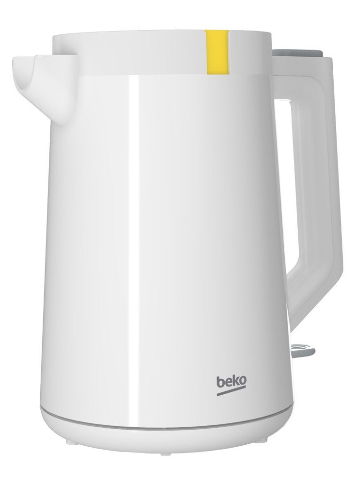 Beko Electric Kettle, LED warning, Heat storage function, Dry-boil Protection, 360 degree rotating base, Wireless use, Auto Shut-off 1.7 L 2200 W WKM4215W White - Image 4