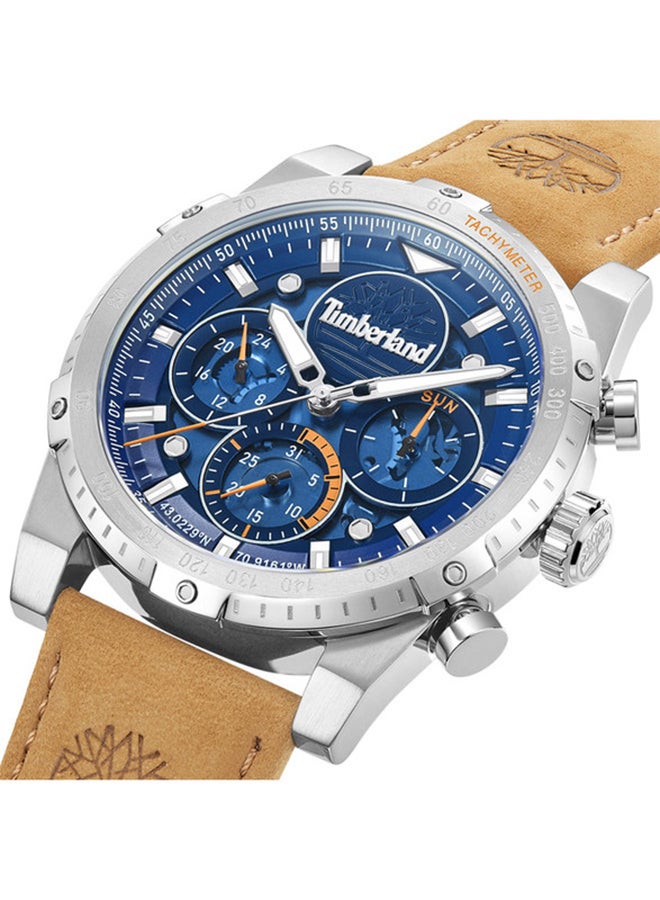 Timberland Men's Timberland Sherbrook Watch With Brown Leather Strap 45MM 5 ATM  - TDWGF0009404  - Image 4