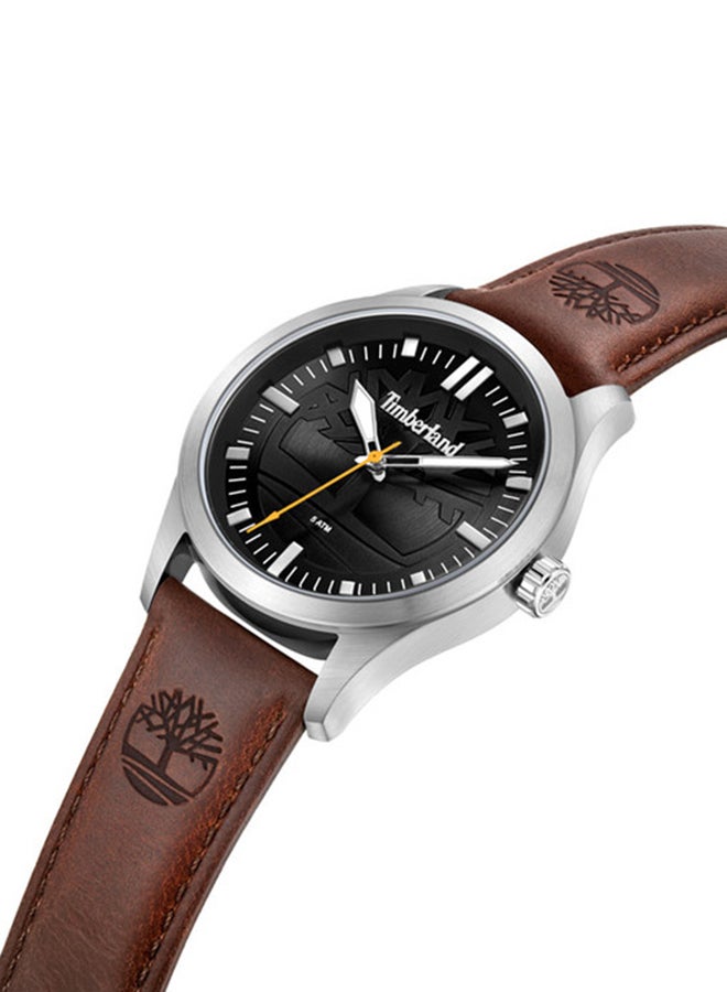 Timberland Men's Timberland Rambush Watch With Dark Brown Leather Strap 42MM 5 ATM  - TDWGA0029602  - Image 2