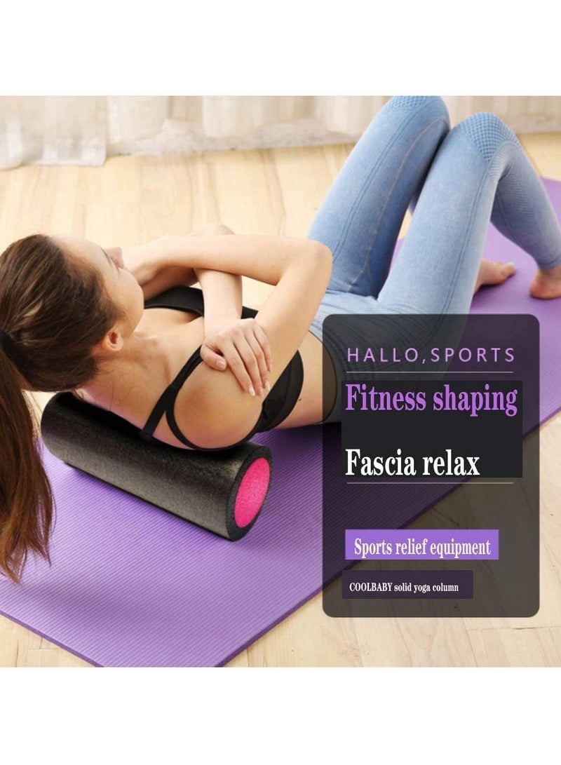 Cool Baby - Exercise Foam Roller – Extra Firm High Density Foam Roller – Best for Flexibility And Rehab Exercises-Black - Image 1