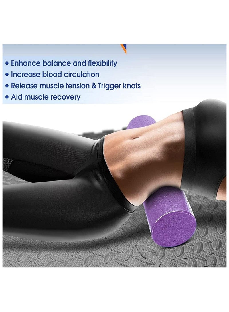 Cool Baby - Exercise Foam Roller – Extra Firm High Density Foam Roller – Best for Flexibility And Rehab Exercises-Black - Image 1