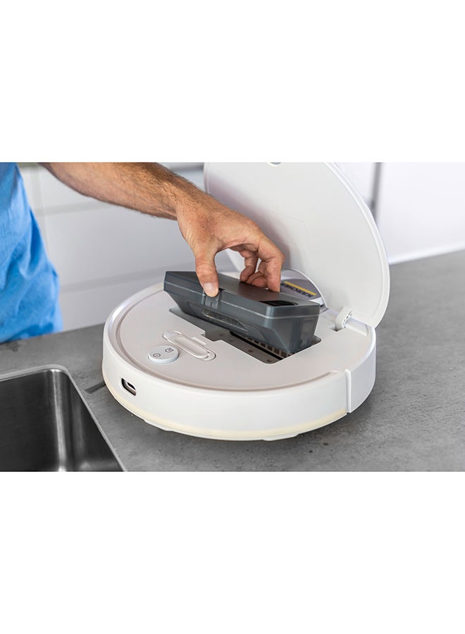 KARCHER Rcv 3 Robot Vacuum Cleaner For Wet & Dry Cleaning, Cliff Sensors, Auto-Boost Carpet Detection Sensor 0.5 L 3.2 W 12696210 White  - Image 5