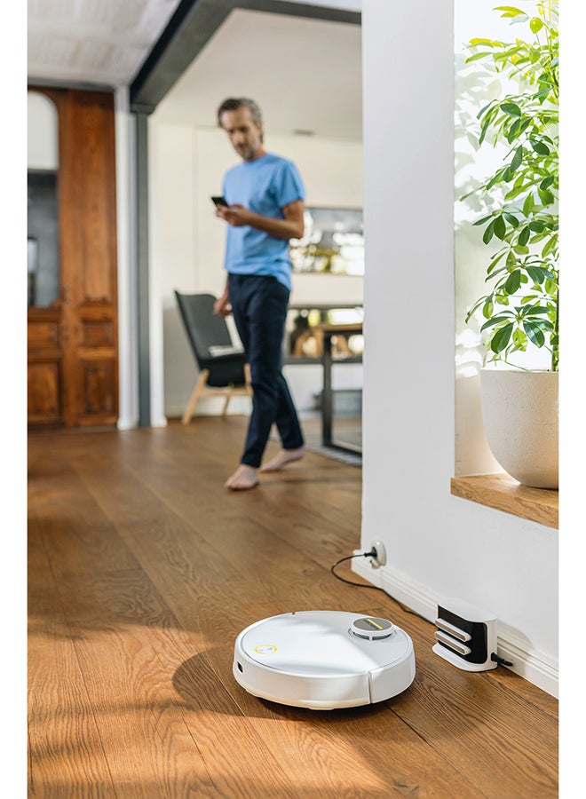 KARCHER - Rcv 3 Robot Vacuum Cleaner For Wet & Dry Cleaning, Cliff Sensors, Auto-Boost Carpet Detection Sensor 0.5 L 3.2 W 12696210 White - Image 1