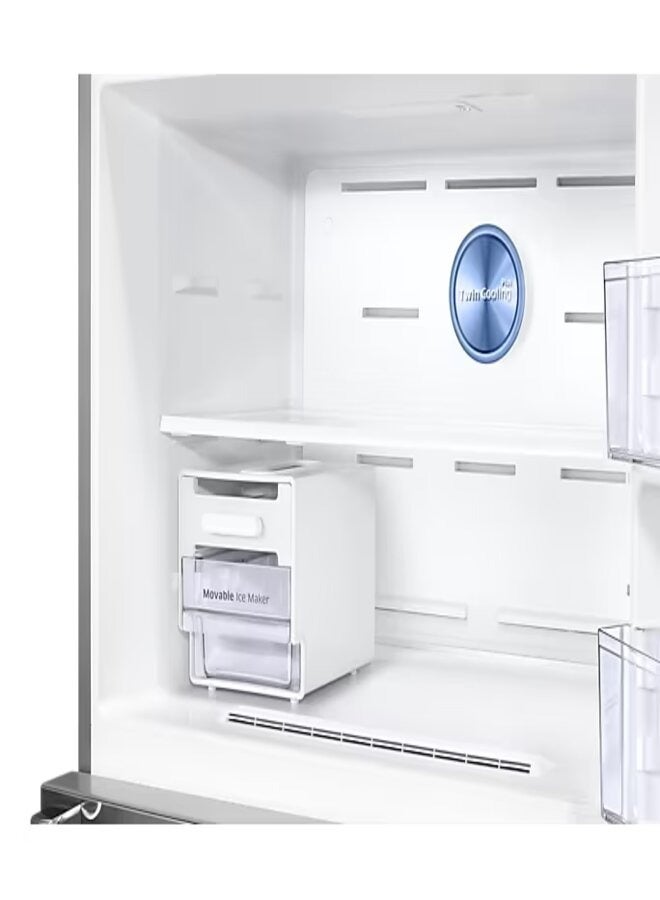 سامسونج ثلاجة سامسونج RT7000K بفريزر علوي مع تقنية التبريد المزدوج™ 620 لتر - فضي - Image 3