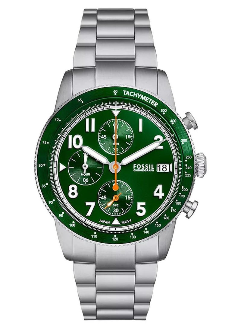 FOSSIL Men's Analog Round Shape Stainless Steel Wrist Watch FS6048 - 42 Mm - Image 1