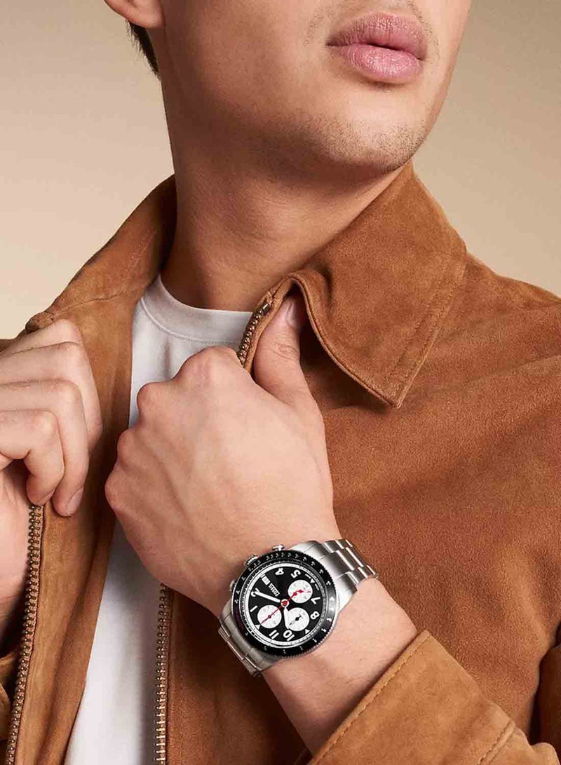 FOSSIL - Men's Analog Round Shape Stainless Steel Wrist Watch FS6045 - 42 Mm - Image 1