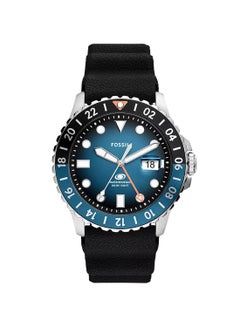FOSSIL Men's Analog Round Shape Silicone Wrist Watch FS6049 - 46 Mm  - Image 1
