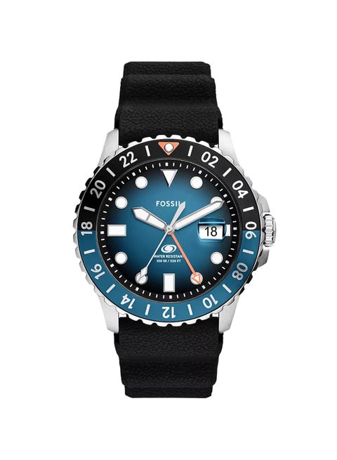 Men's Analog Round Shape Silicone Wrist Watch FS6049 - 46 Mm