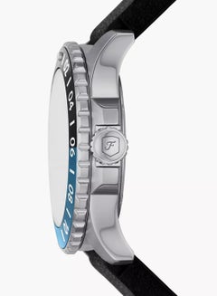 FOSSIL Men's Analog Round Shape Silicone Wrist Watch FS6049 - 46 Mm  - Image 2