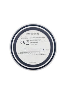 OPPO 5G CPE T2 Fast 5G - Connects More People "Zain Network Only " CTD05 White  - Image 2