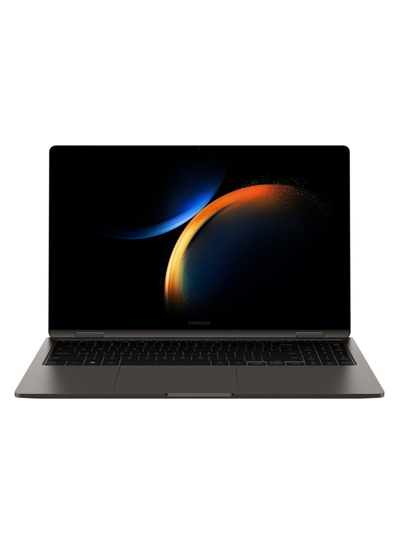 Galaxy Book 3 Pro X360 2 in 1 Laptop With 15.6-Inch FHD Display Core i7-1360P Processor/16GB RAM/512GB SSD/Intel Iris XE Graphics/Windows 11 Home English graphite