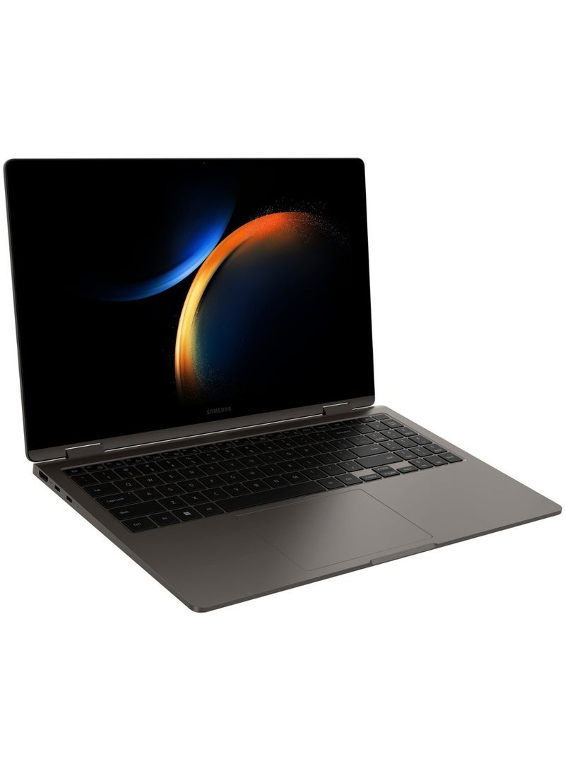 Galaxy Book 3 Pro X360 2 in 1 Laptop With 15.6-Inch FHD Display Core i7-1360P Processor/16GB RAM/512GB SSD/Intel Iris XE Graphics/Windows 11 Home English graphite