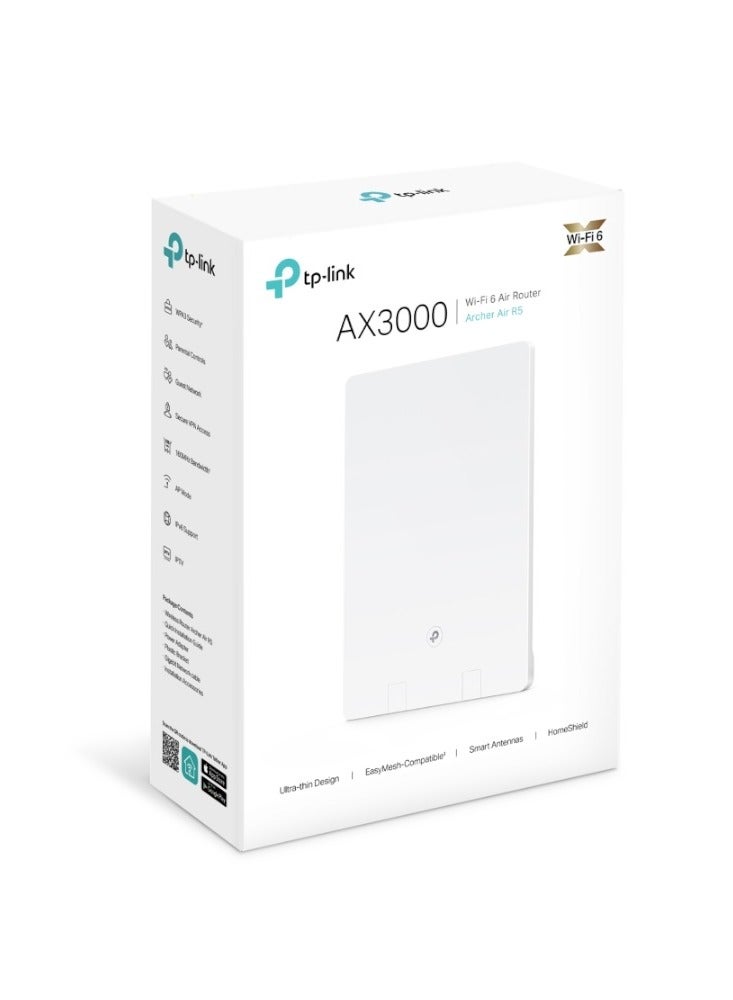 AX3000 Dual-Band Wi-Fi 6 Air Router - Archer Air R5 White - pnsku/N70057853V/45/_/1711114272/153b3a9c-fc68-4ac1-b185-38428198a132