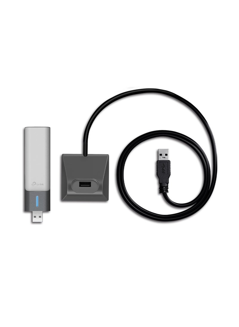 TP-LINK - Archer TX20UH AX1800 High Gain Wireless USB Adapter Black - Image 1