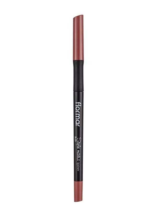 flormar Style Matic Lipliner - SL25 Dusty Rose Red - Image 2