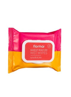 flormar Wet Wipes - 01 Normal & Dry Skin Pack Of 20 White  - Image 1