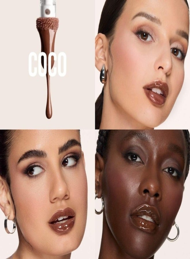 هدى بيوتي ملمع شفاه لامع غير لزج بحشو صناعي 0.13FL.OZ / 3.9 مل  - Image 2
