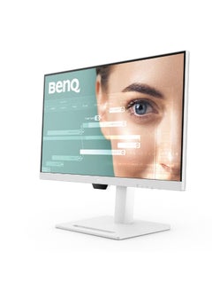BenQ 27" GW2790QT Productivity Monitor 1440p | IPS| Eye-Care Tech | 99% sRGB | Brightness Intelligence Gen2 | Noise-Cancelling Mic & Speakers | Ergonomic | USB-C (65W) | USB Hub | DaisyChain White  - Image 3