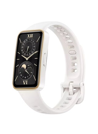 ساعة ذكية باند 9 بقدرة 140 مللي أمبير في الساعة مزودة بميزة تتبع النوم ومتتبع اللياقة البدنية والصحة باللون الأبيض