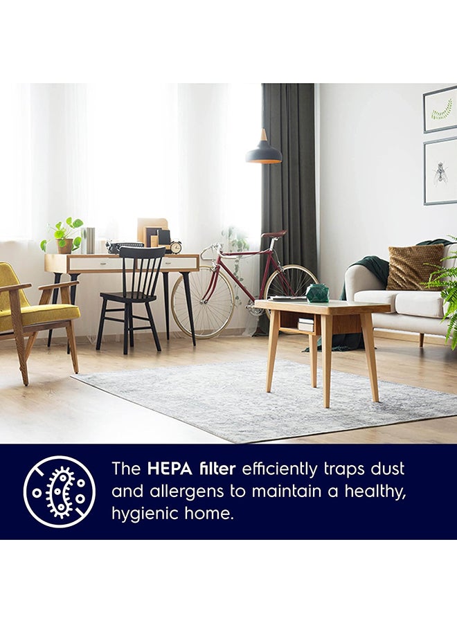 الكترولوكس مكنسة كهربائية بدون كيس CompactGo خفيفة الوزن مع فوهة أداء 2 في 1، فلتر HEPA صحي لمنزل نظيف وصحي، حاوية غبار سهلة التفريغ، مثالية للمنزل - Image 4