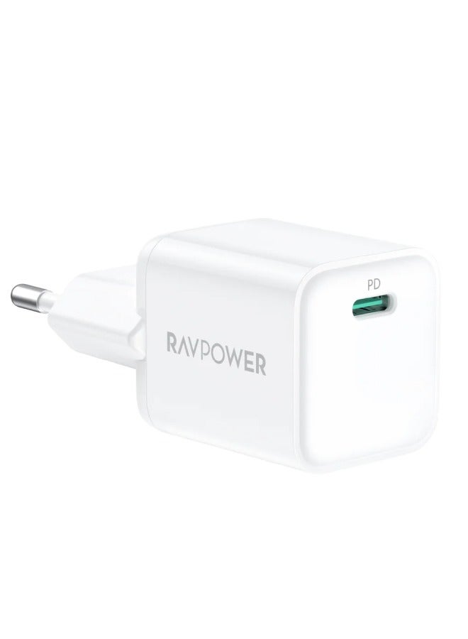 RAVPOWER PD 20W Wall Charger RP-PC167 White  - Image 2