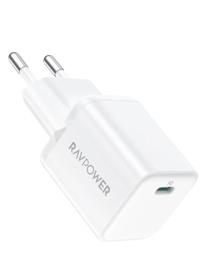 RAVPOWER PD 20W Wall Charger RP-PC167 White  - Image 1
