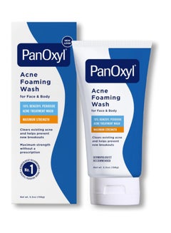 Acne Foaming Wash, Peroxide 10% Maximum Strength 5.5 Oz Packaging May Vary 156grams
