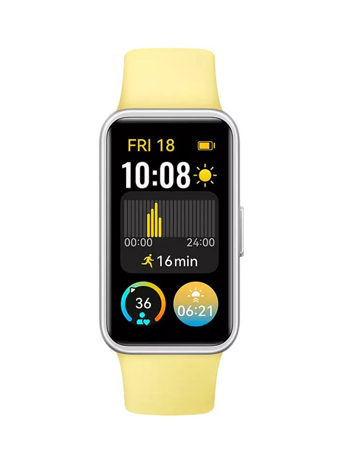 HUAWEI 140 mAh Band 9 Smartwatch With Sleep Tracking And Health Fitness Tracker Yellow  - Image 1