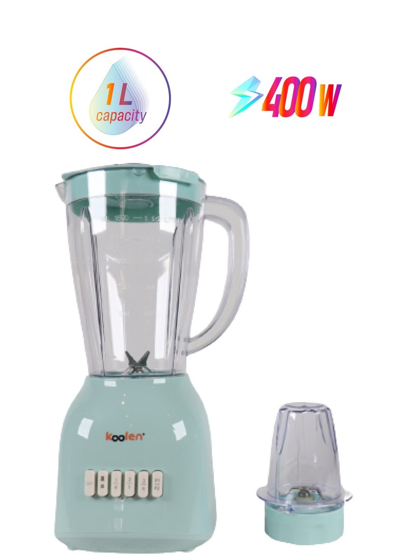كولن خلاط 2 في 1 مع 6 سرعات 400 وات 801107012 أخضر  - Image 1