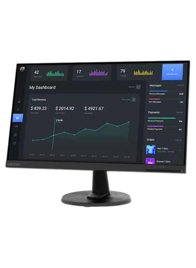 Lenovo LED Monitor Thinkvision C24-40 23.8" FHD -75 Hz Black  - Image 3